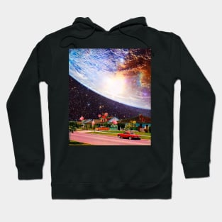 Weird Town collage art Hoodie